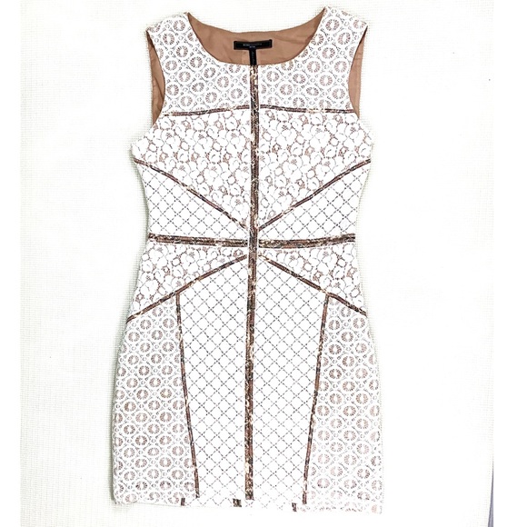 BCBGMAXAZRIA Andreea Lace Sheath Sz 10P - Picture 2 of 8